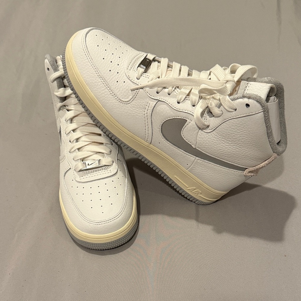 Nike White and Gray Athletic Shoes